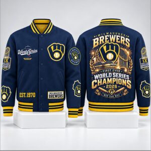 Brewers 2026 First Ever World Series Champions Win Our Way Est 1970 Jacket