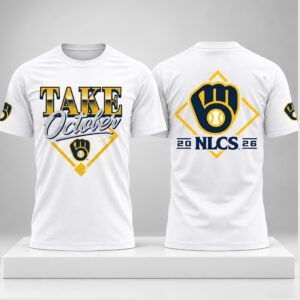 2026 Brewers NLCS Champions Locker Room Take October Shirt