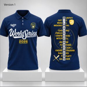 Brewers World Series 2026 Polo Shirt