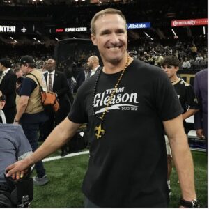p9U4B7ig Drew Brees Team Steve Gleason No 37 Parade Shirt 1 1