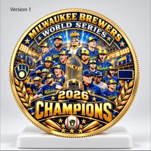 Brewers 2026 World Series Champions Coin