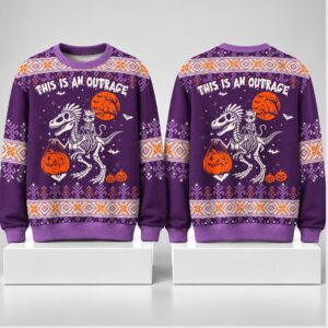 This Is An Outrage Halloween 2026 Ugly Sweater