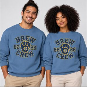 yB4V3aAg Brewers 2026 Brew Crew 82 26 World Series Sweatshirt 1 1 1